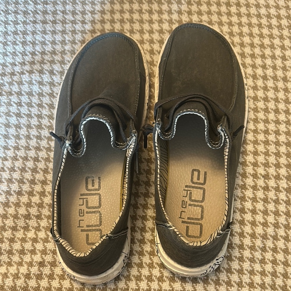 Hey Dude Black Moccasins Soft Slip-On Shoes